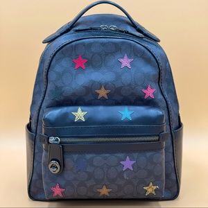 Vintage Coach Backpack Leather Stars